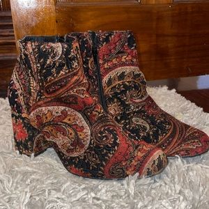 Diba Paisley Booties